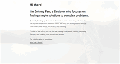 Desktop Screenshot of johnnyfarr.com